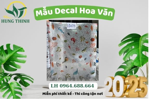 	Decal Hoa Văn Dán Kính Mẫu 091